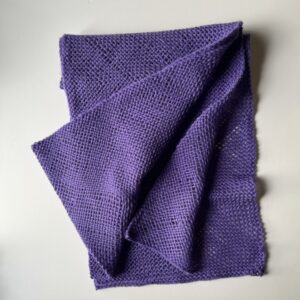 Softlight Plum : purple handwoven scarf