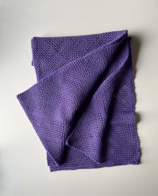 Softlight Plum : purple handwoven scarf