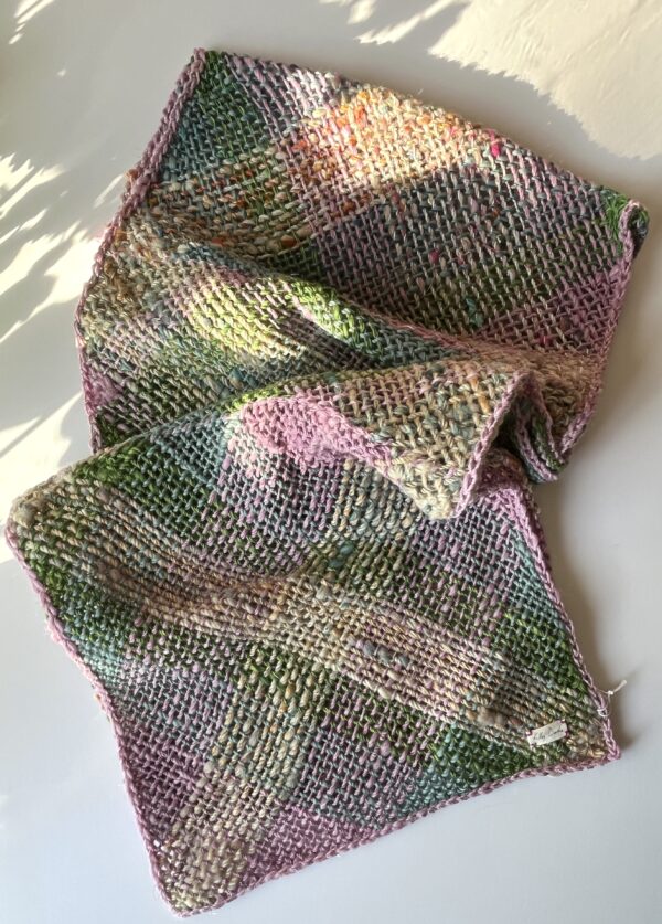 Pastel Palette : handwoven scarf